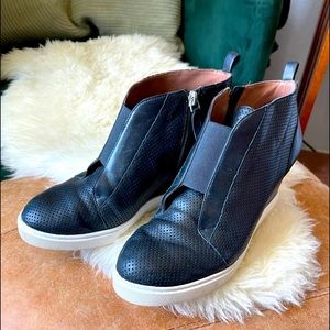 L. Paolo platform leather tennies